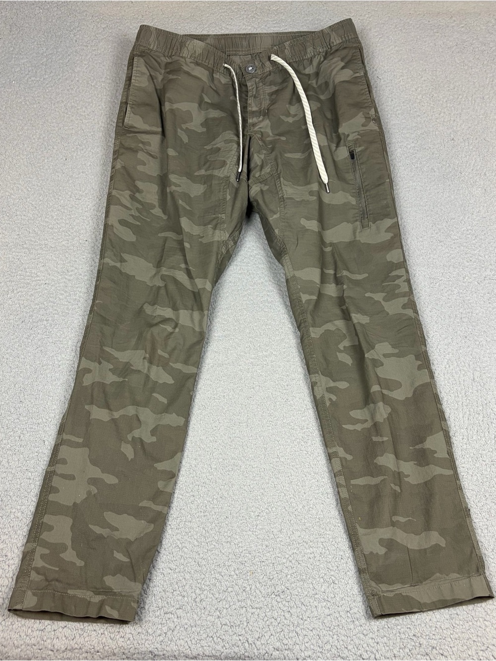 Vuori Ripstop Pants Jogger Men's 32x31 Green Camo Drawstring Stretch